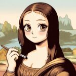 Mona Lisa variant (Dall-e 2024)