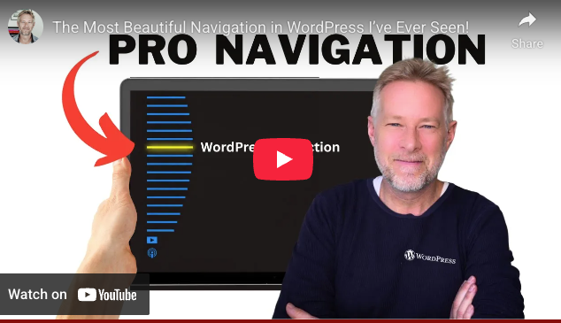 Jamie WP: The Most Beautiful Navigation in WordPress I’ve ever seen