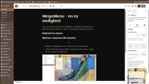 MegaMenu – en ny mulighed