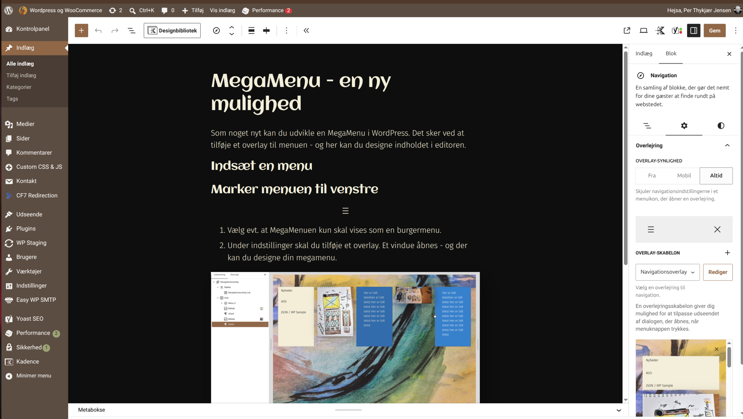 MegaMenu – en ny mulighed